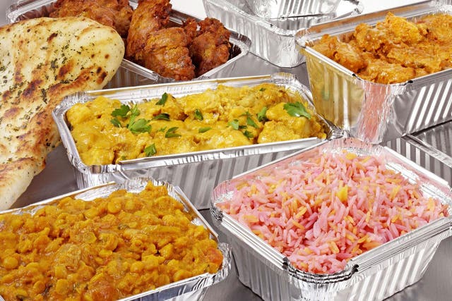 Researchers also found that Indian takeaway food is high in salt and fat 