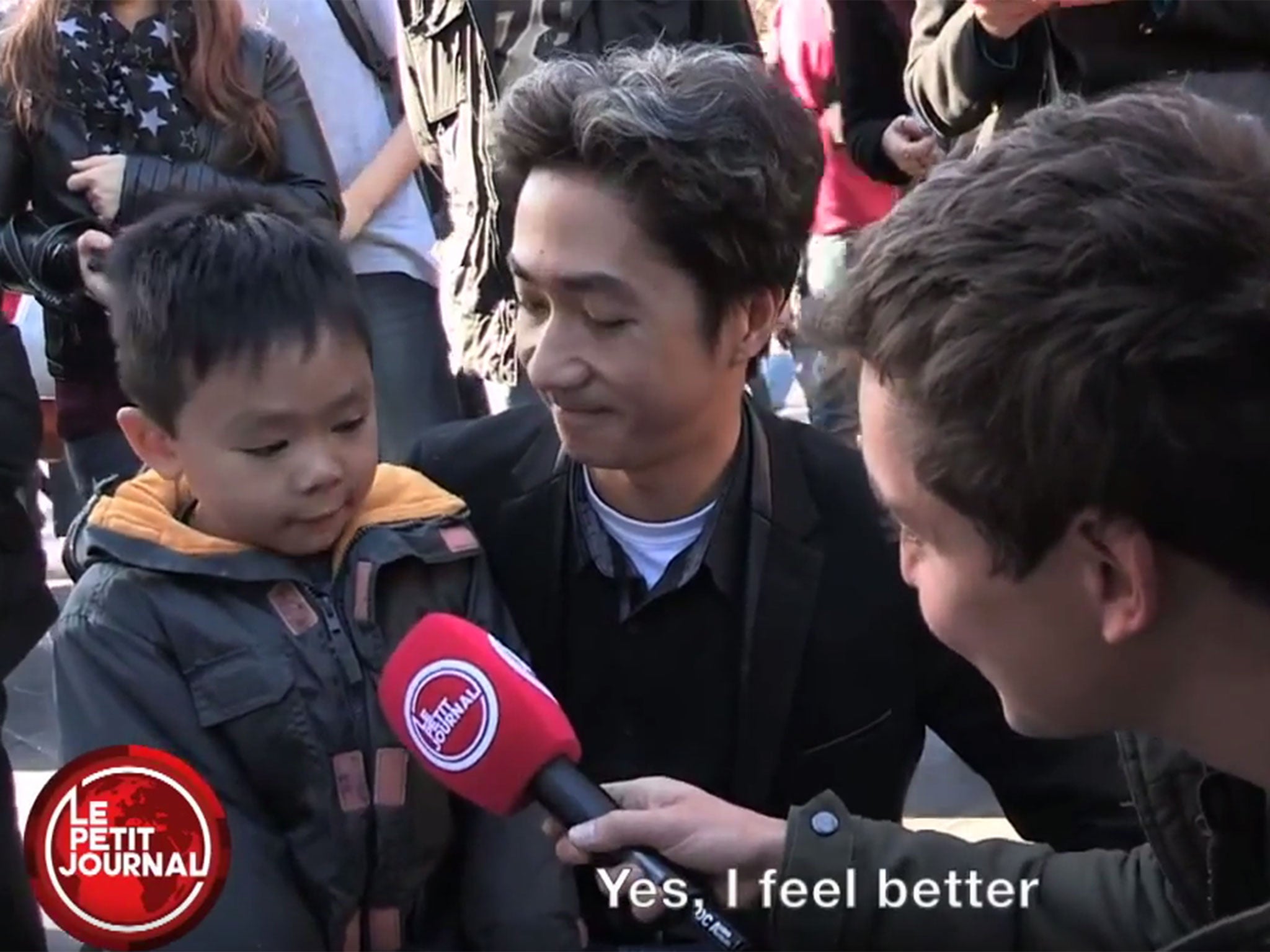 A father explains the Paris shootings to his young son