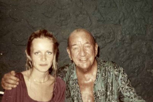 Designed for living: Twiggy with Noël Coward at his home, Firefly, in Jamaica, in 1970