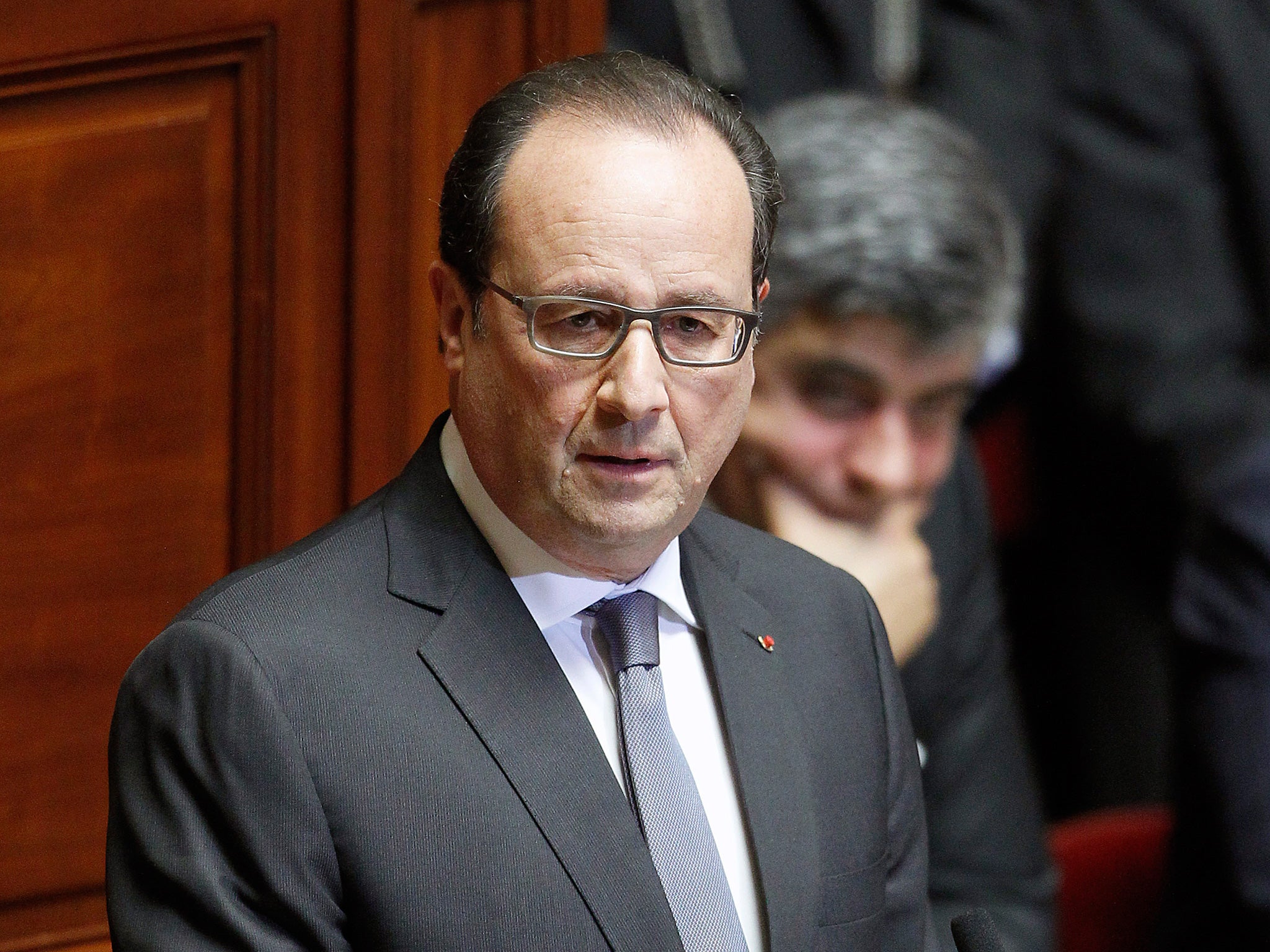 Francois Hollande blamed the opposition for the failure to change the constitution but members of his own party objected to the move