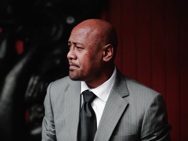 Jonah Lomu pictured earlier this year in May