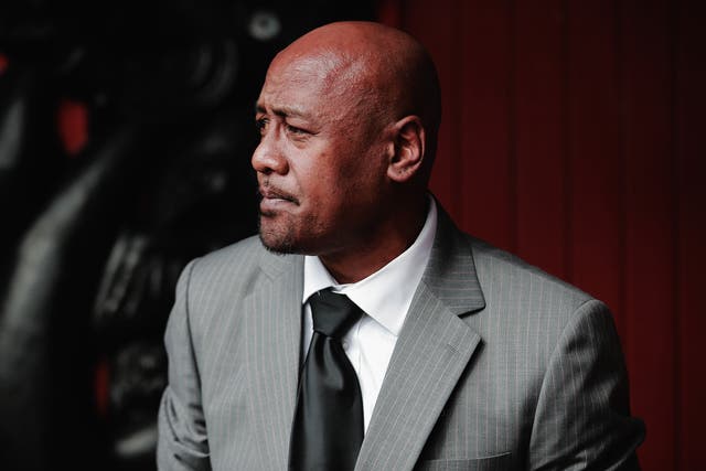 Jonah Lomu pictured earlier this year in May