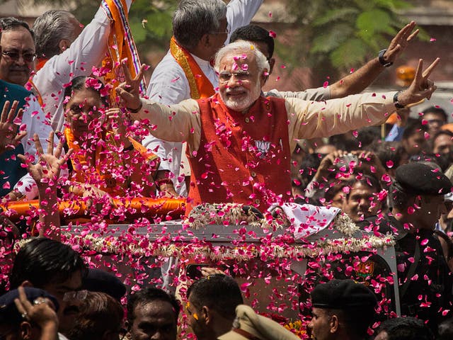 With the landslide election of Narendra Modi nearly two years ago, the Hindu spirit found full political expression for the first time, with a sannyasin, no less, a Hindu renunciate, in command. 