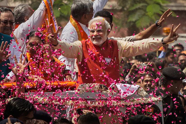 With the landslide election of Narendra Modi nearly two years ago, the Hindu spirit found full political expression for the first time, with a sannyasin, no less, a Hindu renunciate, in command. 