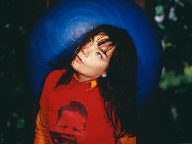 Bjork pictured in June 1995, at the time of the release of her third album ‘Post’