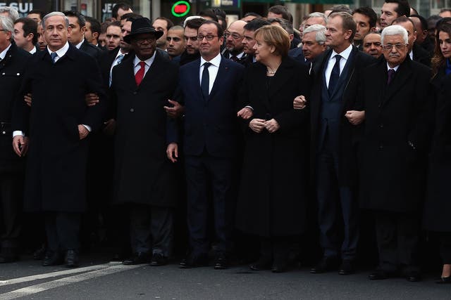 World leaders congregate in Paris