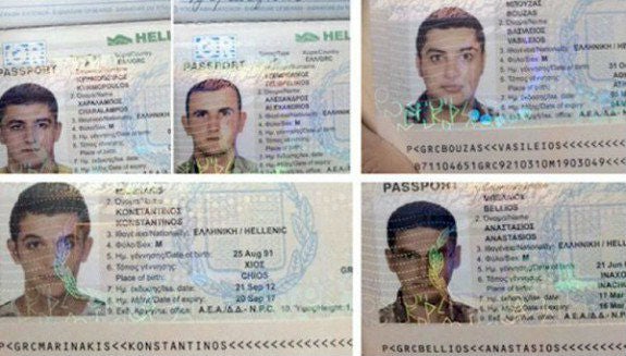 Police said the passports had been doctored