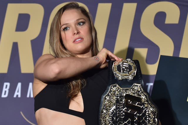 Ronda Rousey lost her UFC bantamweight championship to Holly Holm