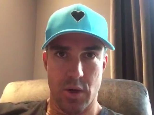 Kevin Pietersen posted a video of himself reacting to England's decision to drop Ian Bell