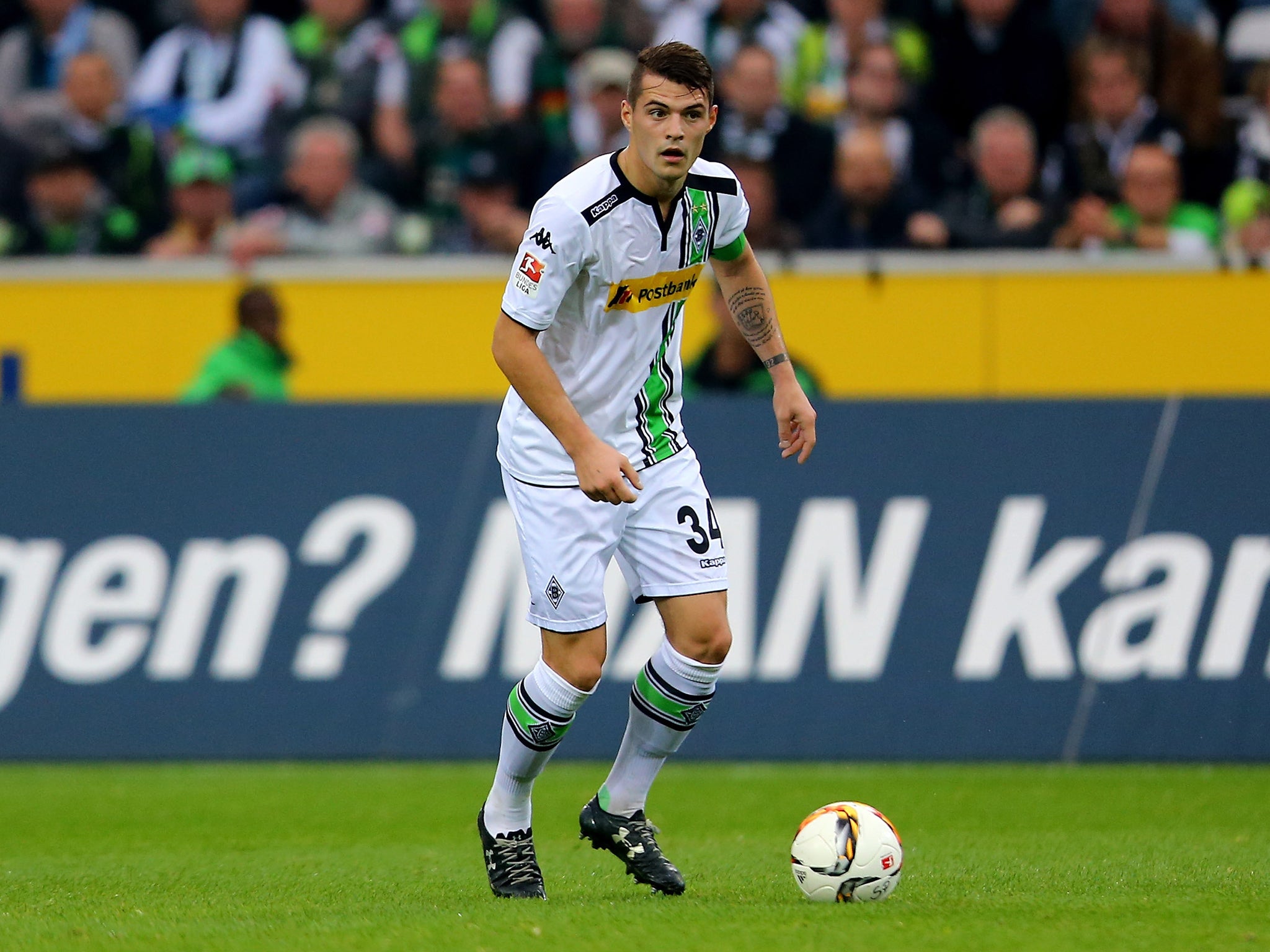 Granit Xhaka has been linked with the Gunners