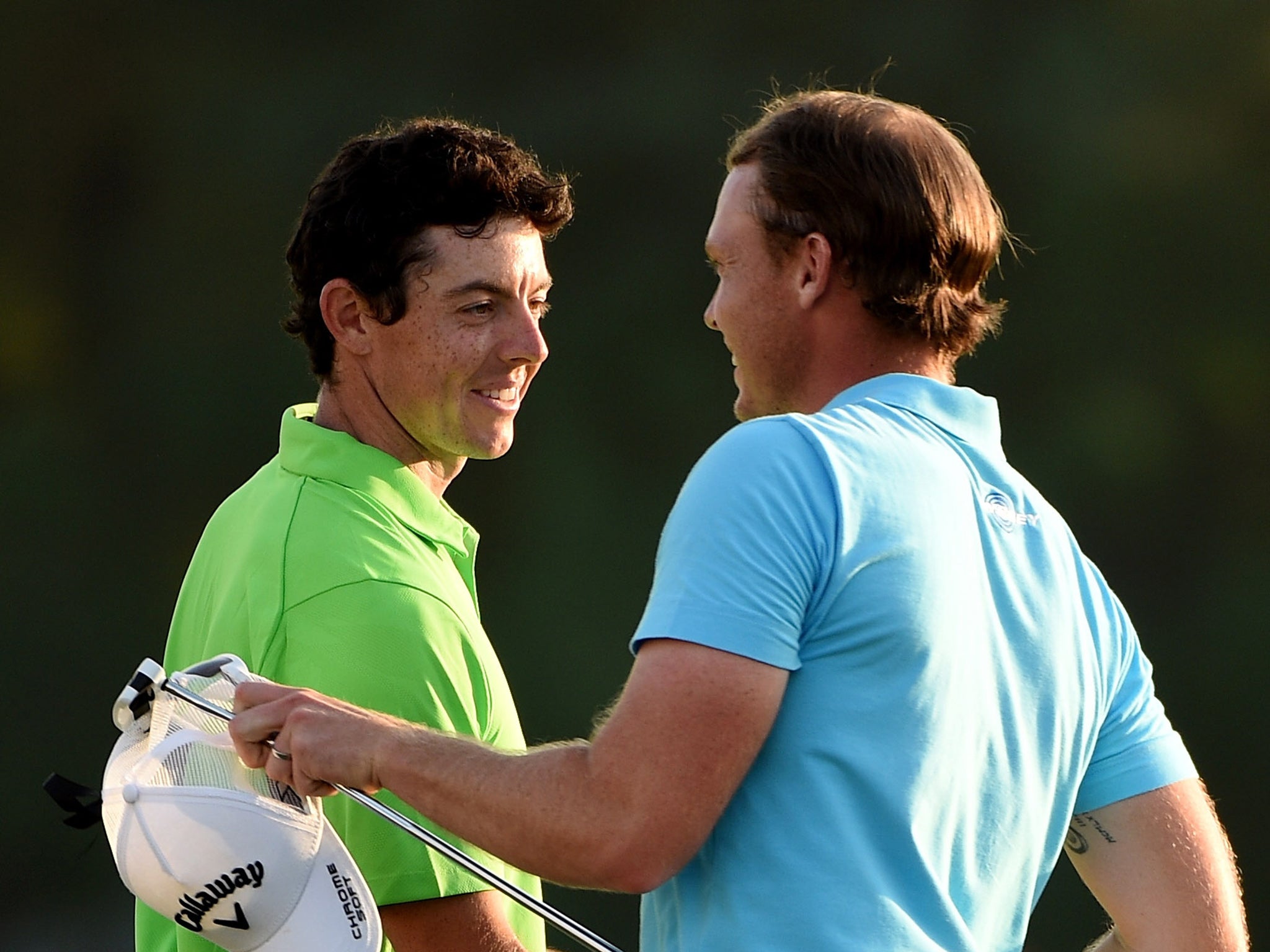 Rory McIlroy and Danny Willett