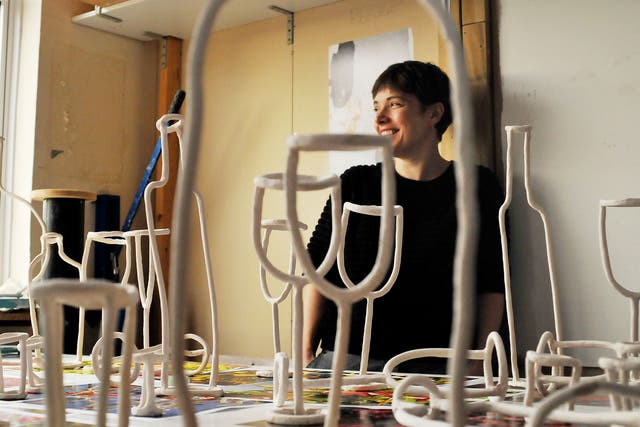 Clay day: Emma Hart in her studio in Peckham, south-east London