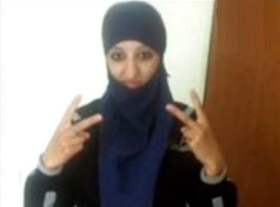 Hasna Aitboulahcen pictured on Facebook; she started to wear a hijab after the Charlie Hebdo massacre