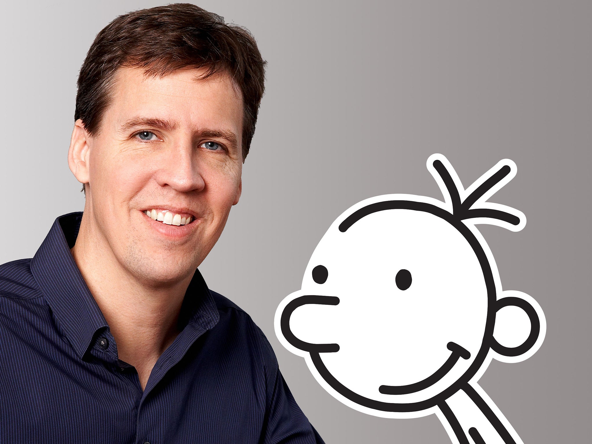 Bring out the wimp: Jeff Kinney with Greg