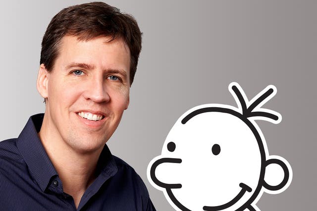 Bring out the wimp: Jeff Kinney with Greg