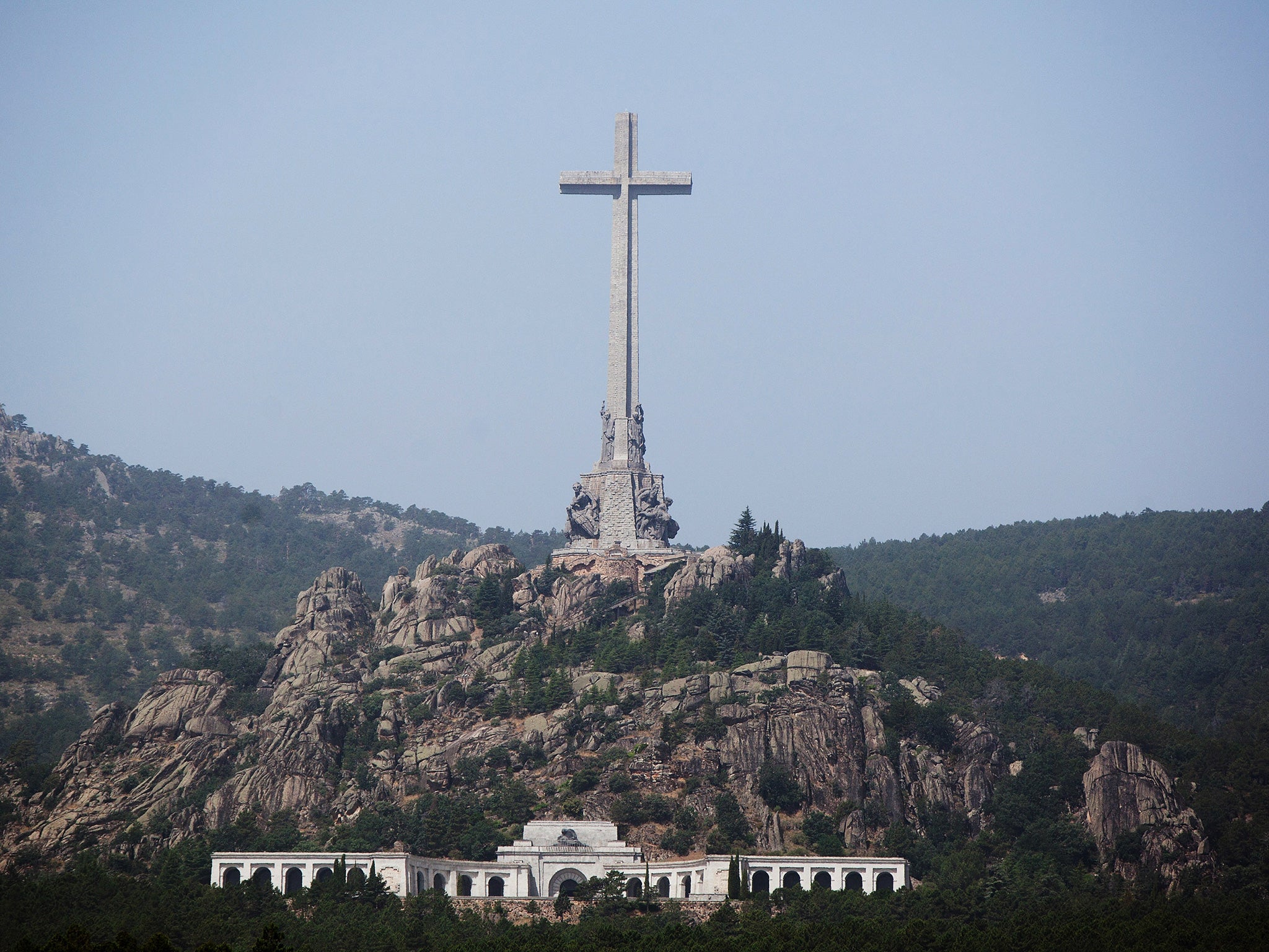 The Valle de los Caídos, near Madrid: Franco’s tomb is situated near the Valley of the Fallen, where lie the remains of 40,000 victims