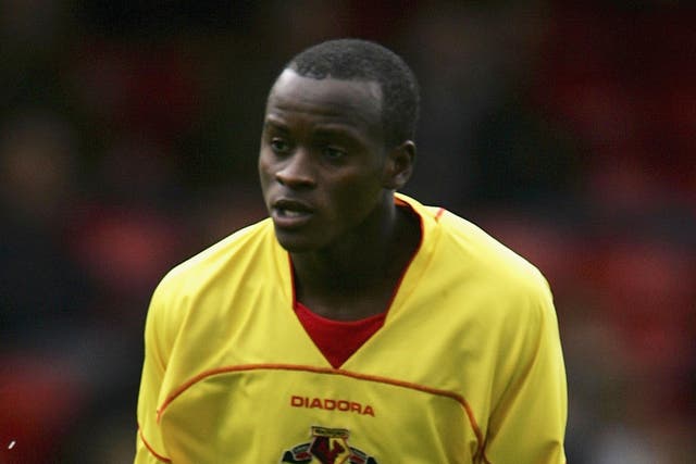 Former Watford midfielder Al Bangura