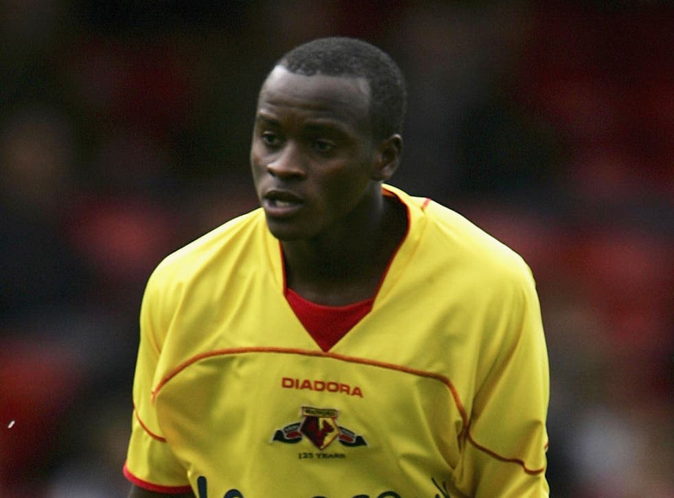 Former Watford midfielder Al Bangura