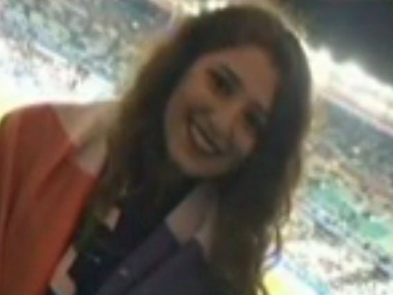 Dina Jaber at the Stade de France during last Friday’s attacks
