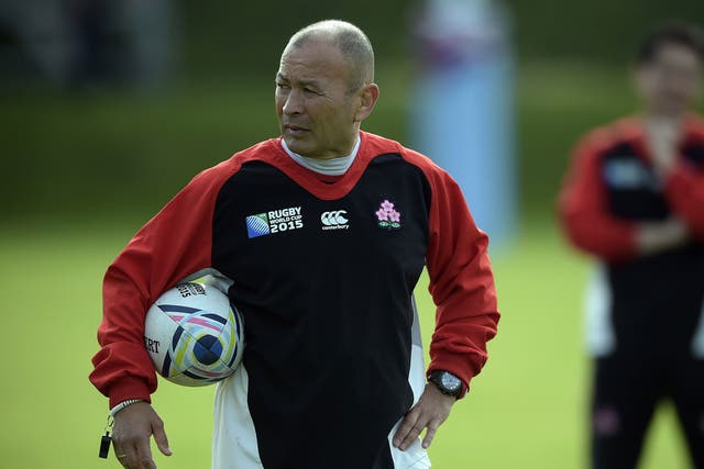 Eddie Jones was praised for his work with Japan at the 2015 Rugby World Cup