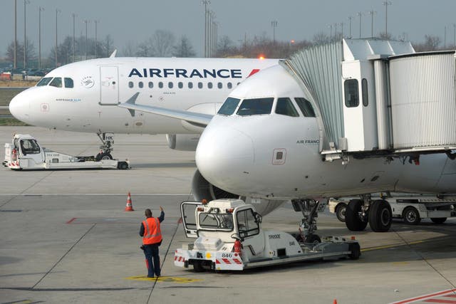 Air France - not an image of the actual flight
