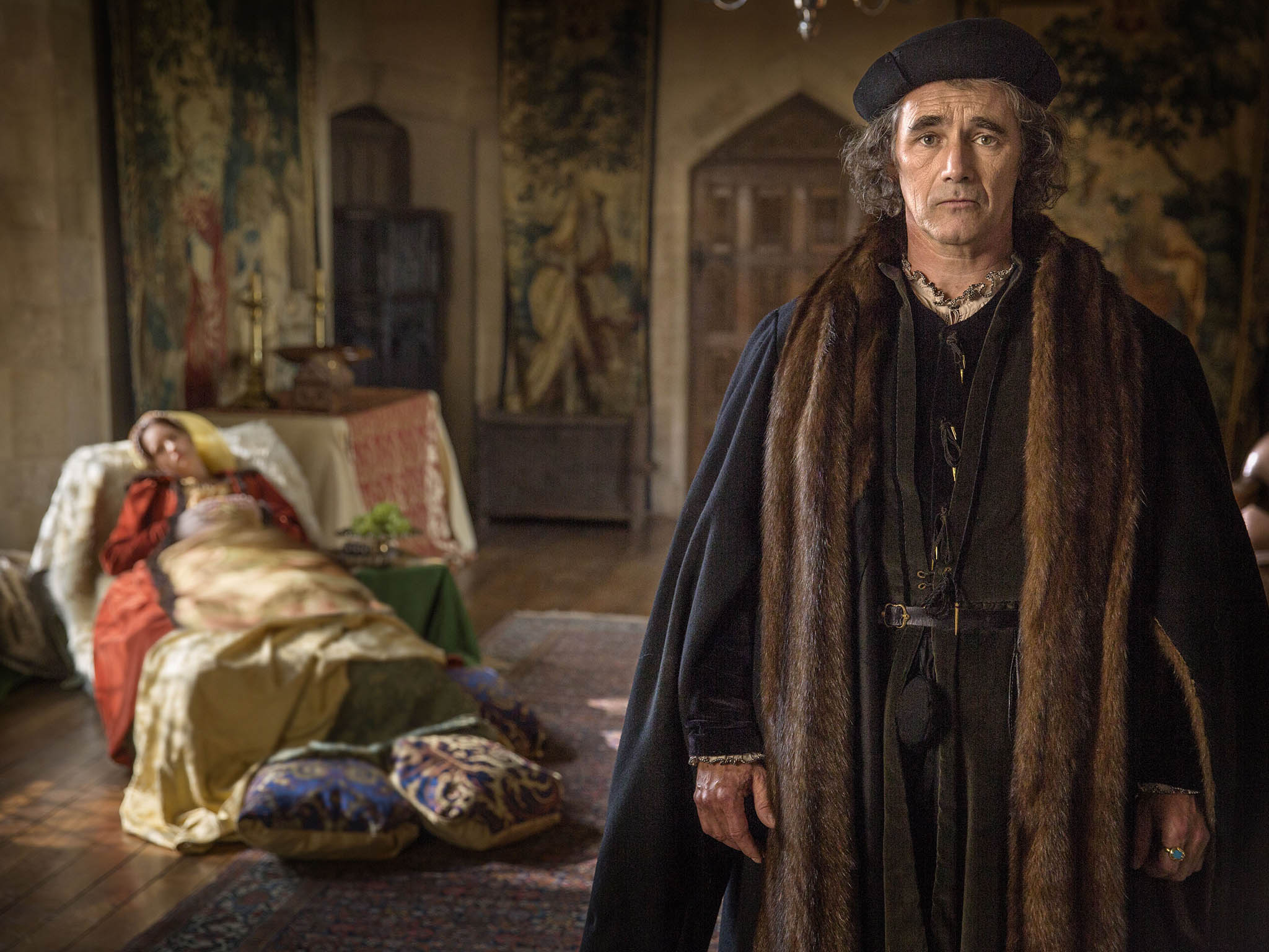 Mark Rylance as Thomas Cromwell in Wolf Hall