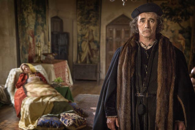 Mark Rylance in Wolf Hall, which picked up the most nominations with four