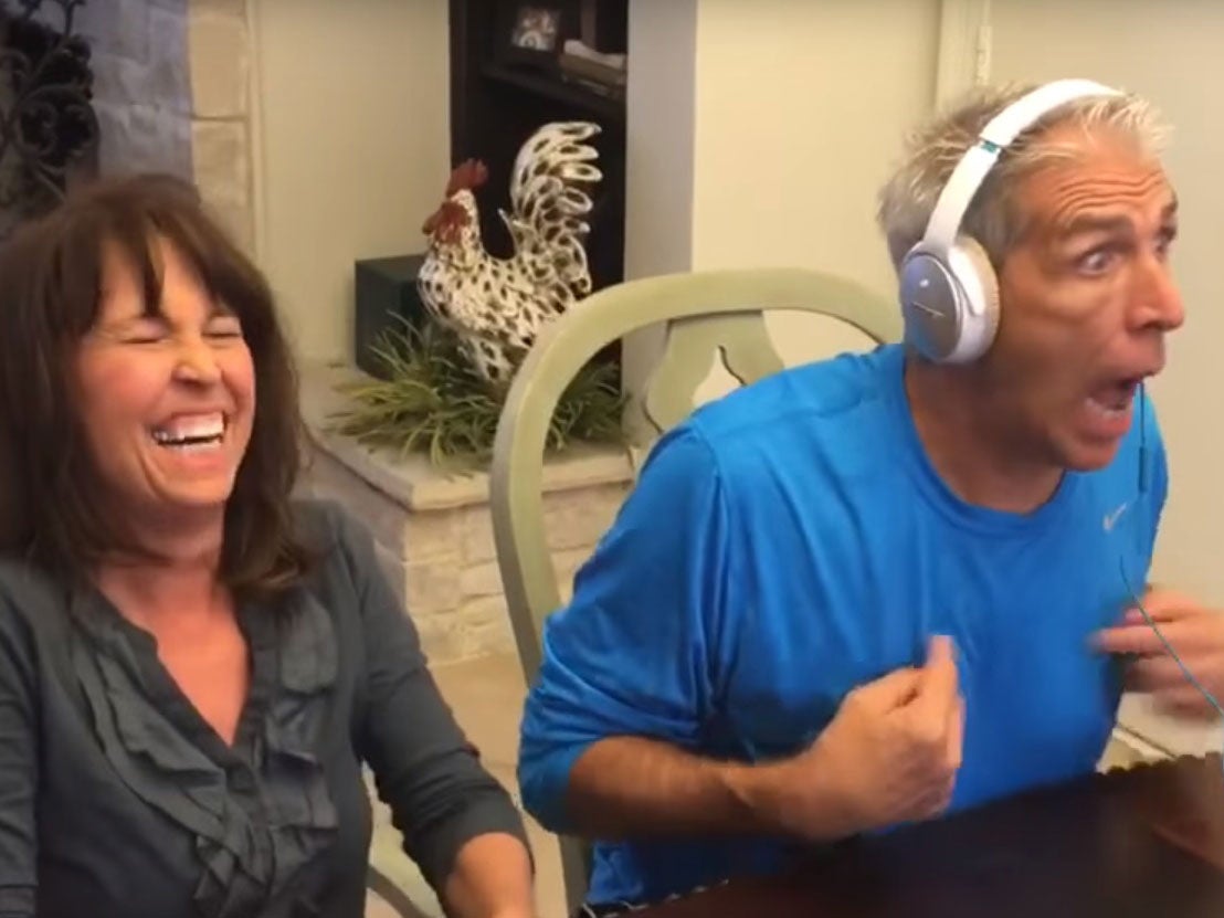 Alexa Goolsby played 'The Whisper Challenge' with her parents to announce her pregnancy