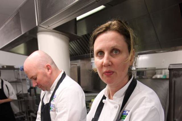Michelin stared chef Angela Hartnett,