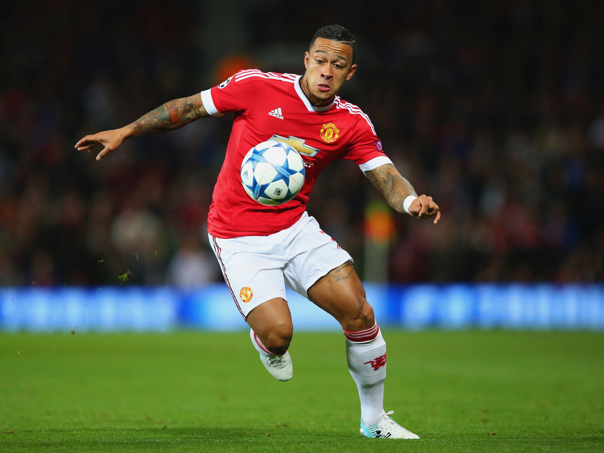 Manchester United forward Memphis Depay