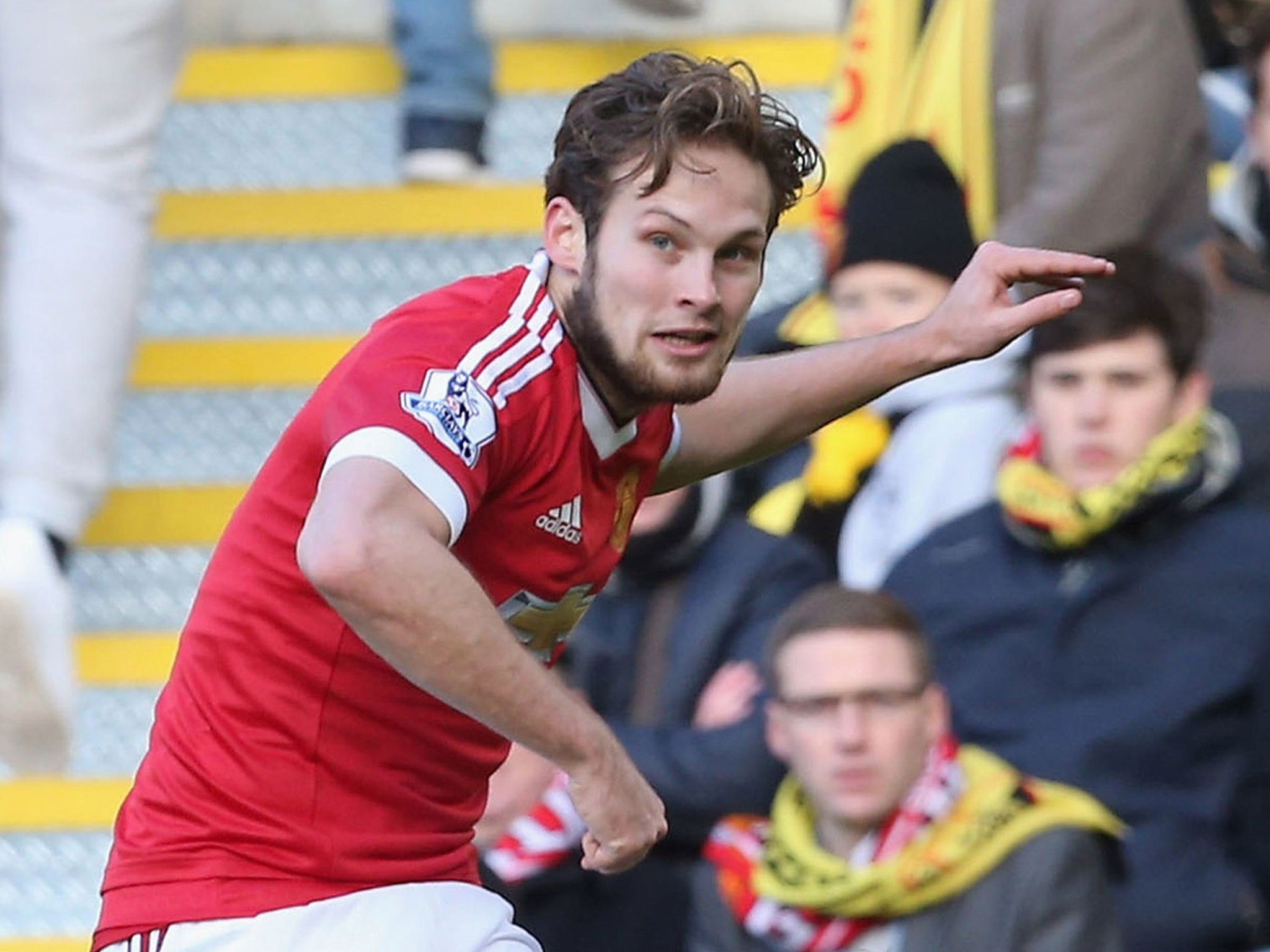 Daley Blind in action against Watford