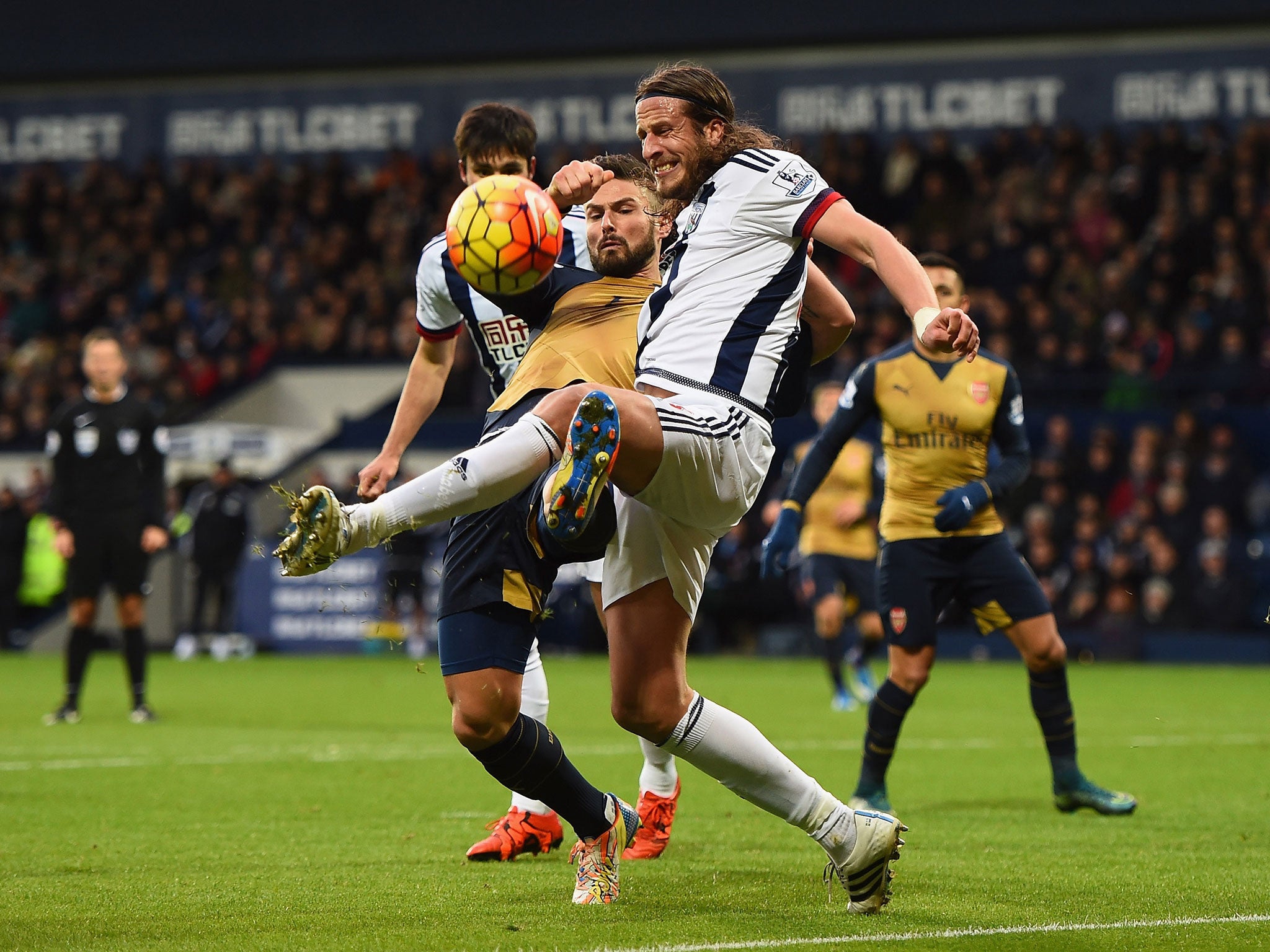 At fault for Giroud’s opener as he lost his man at Özil’s free-kick. Guilty of messing around with the ball ahead of Arsenal’s penalty, though that may have had its desired effect on Cazorla.