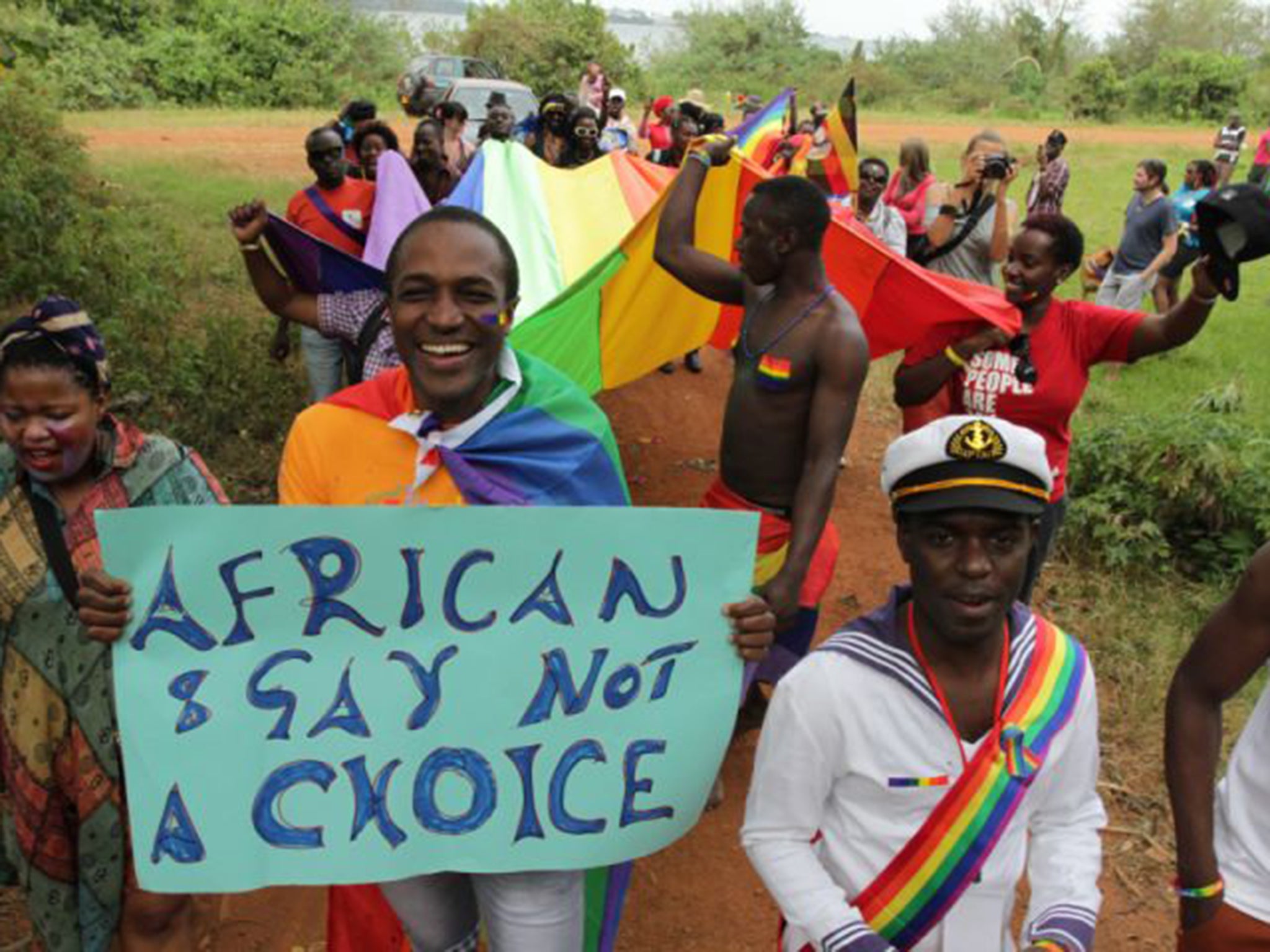 LGBT activists in Uganda, where homosexuals can face life imprisonment