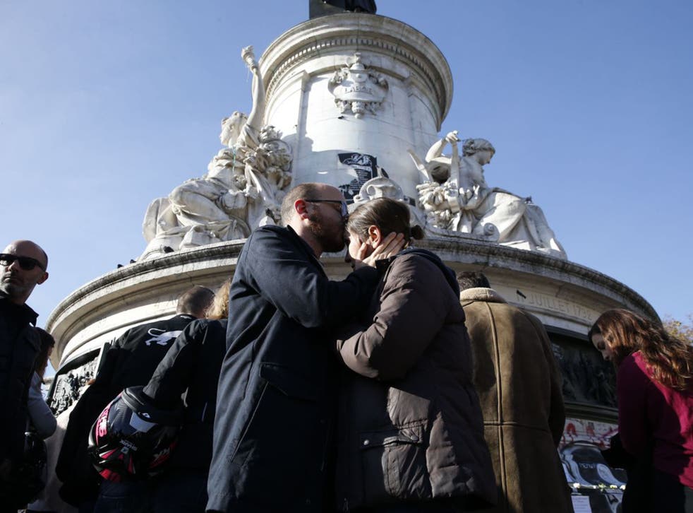 Paris’s Place de la République has become the focus for the city's grief