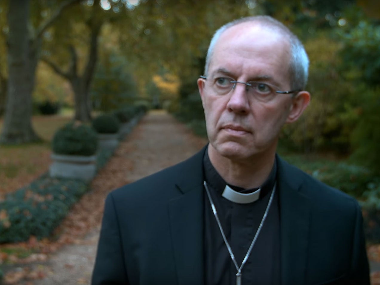 Archbishop of Canterbury Justin Welby in the Just Pray advert