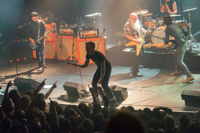 Eagles of Death Metal perform at the Bataclan concert hall on 13 November 2015