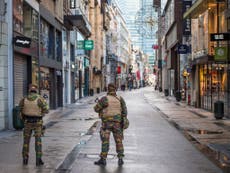 The image that shows Brussels refuses to be beaten by Isis