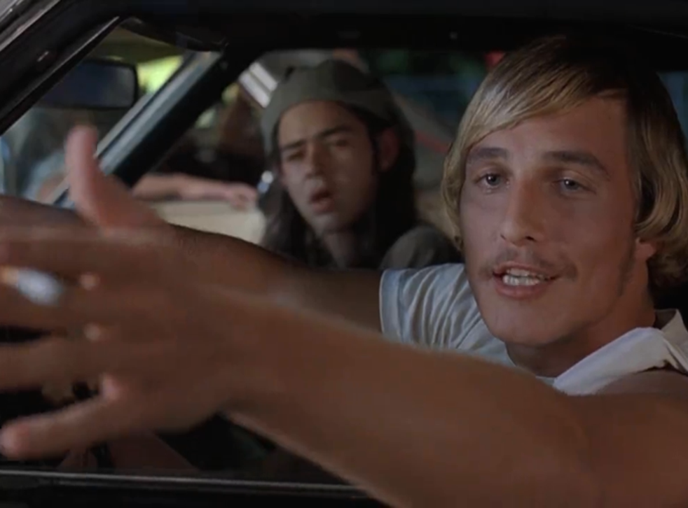 Matthew McConaughey in Linklater’s ‘Dazed and Confused’