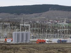 State of emergency declared in Crimea as electricity pylons 'blown up'
