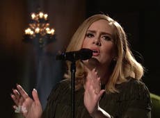 Adele's raw mic feed from her performance of 'Hello' on SNL has leaked