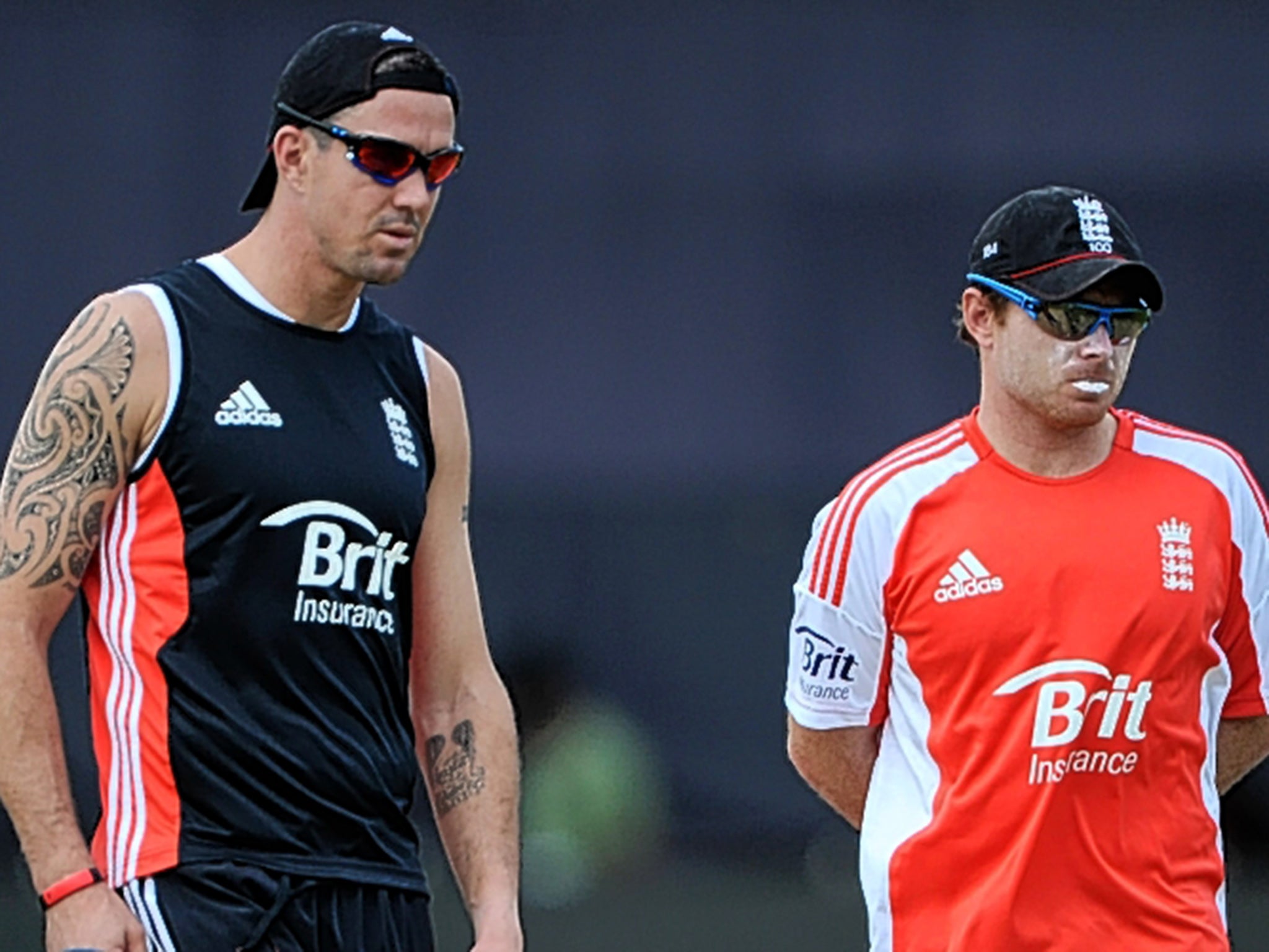 Kevin Pietersen (left) grabbed the headlines again with his defence of Ian Bell last week