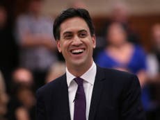 Read more

Ed Miliband jokes Jeremy Corbyn is even worse Labour leader than him