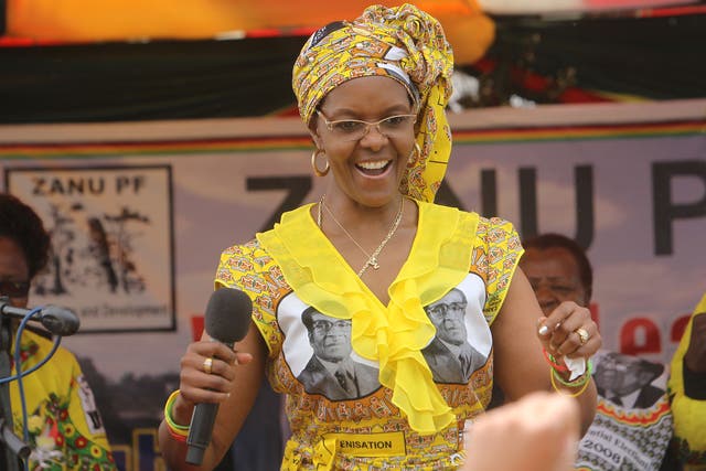 Grace Mugabe says her husband will not retire and that she will push his customised chair herself