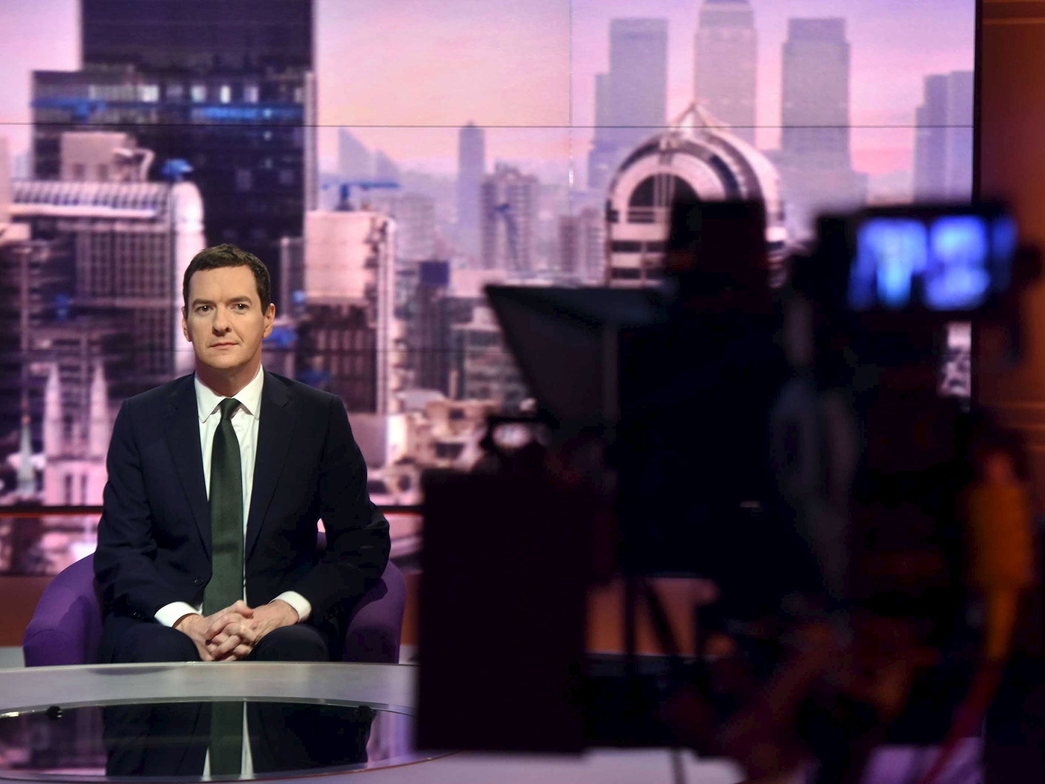 George Osborne on ‘The Andrew Marr Show’: The Chancellor may delay changes to tax credits