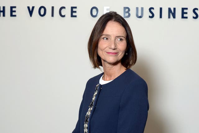 Carolyn Fairbairn, director general of the CBI, has called for a change in tone from the Tories