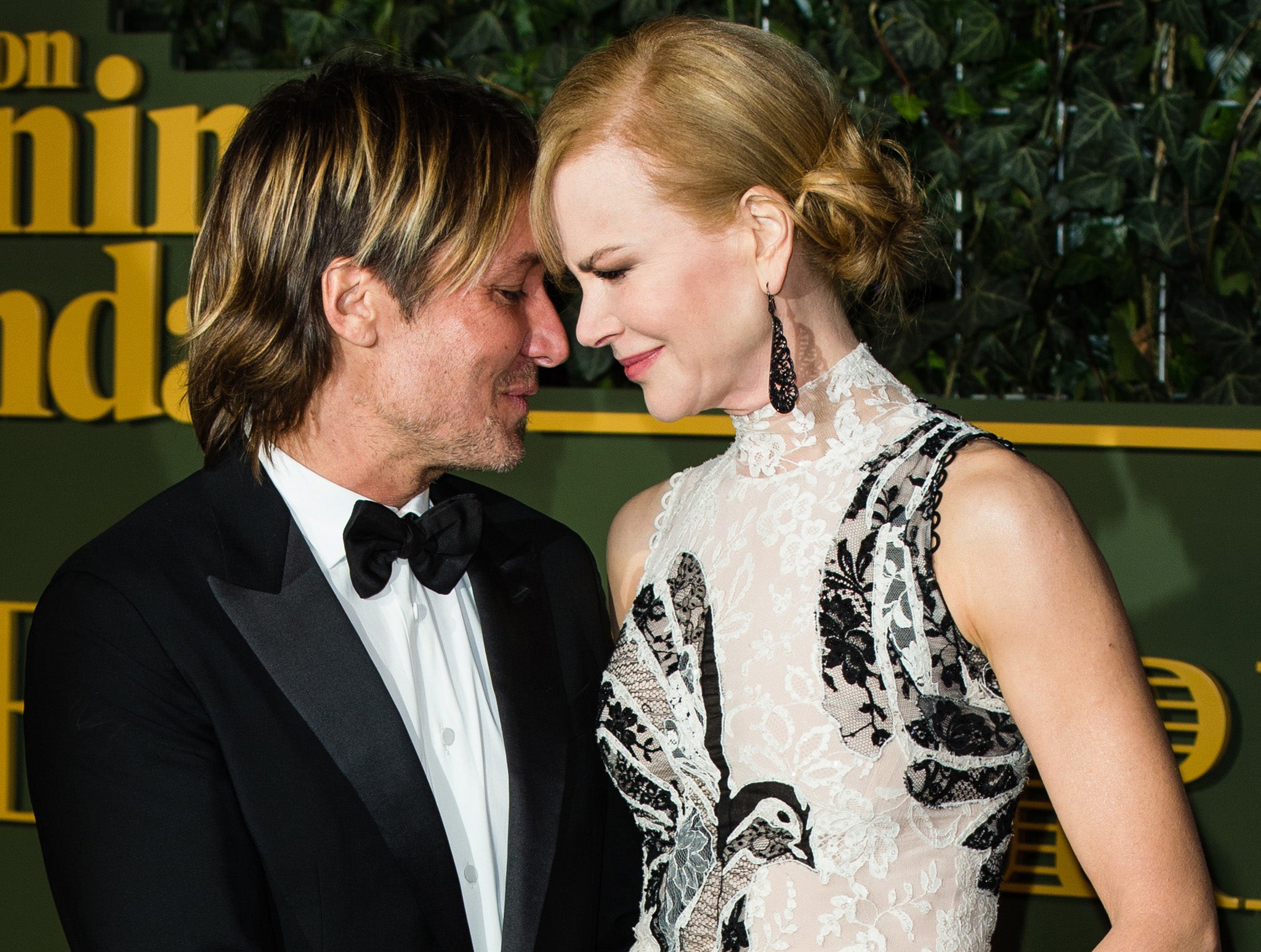 Keith Urban and Nicole Kidman at the 2015 Evening Standard Theatre Awards