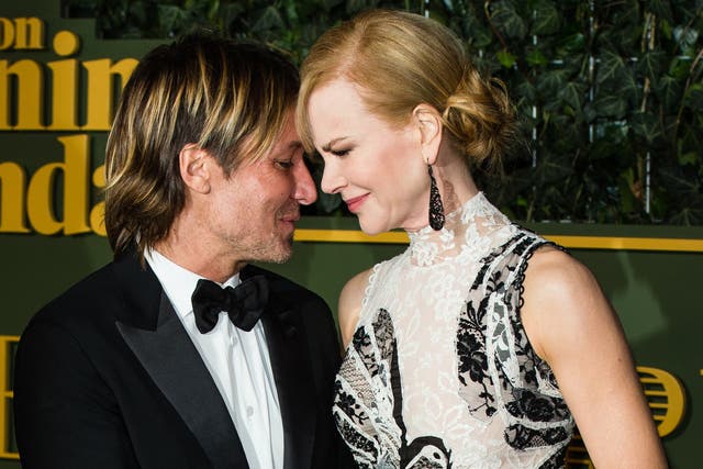 Keith Urban and Nicole Kidman at the 2015 Evening Standard Theatre Awards