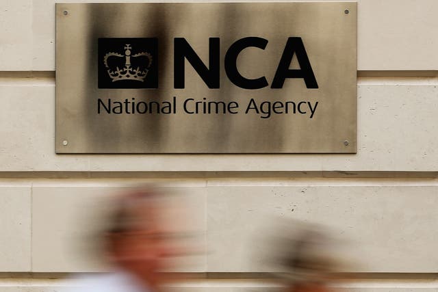 A general view of The National Crime Agency building in Westminster