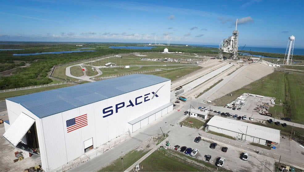 SpaceX even has a hangar at Nasa's Kennedy Space Centre in Florida