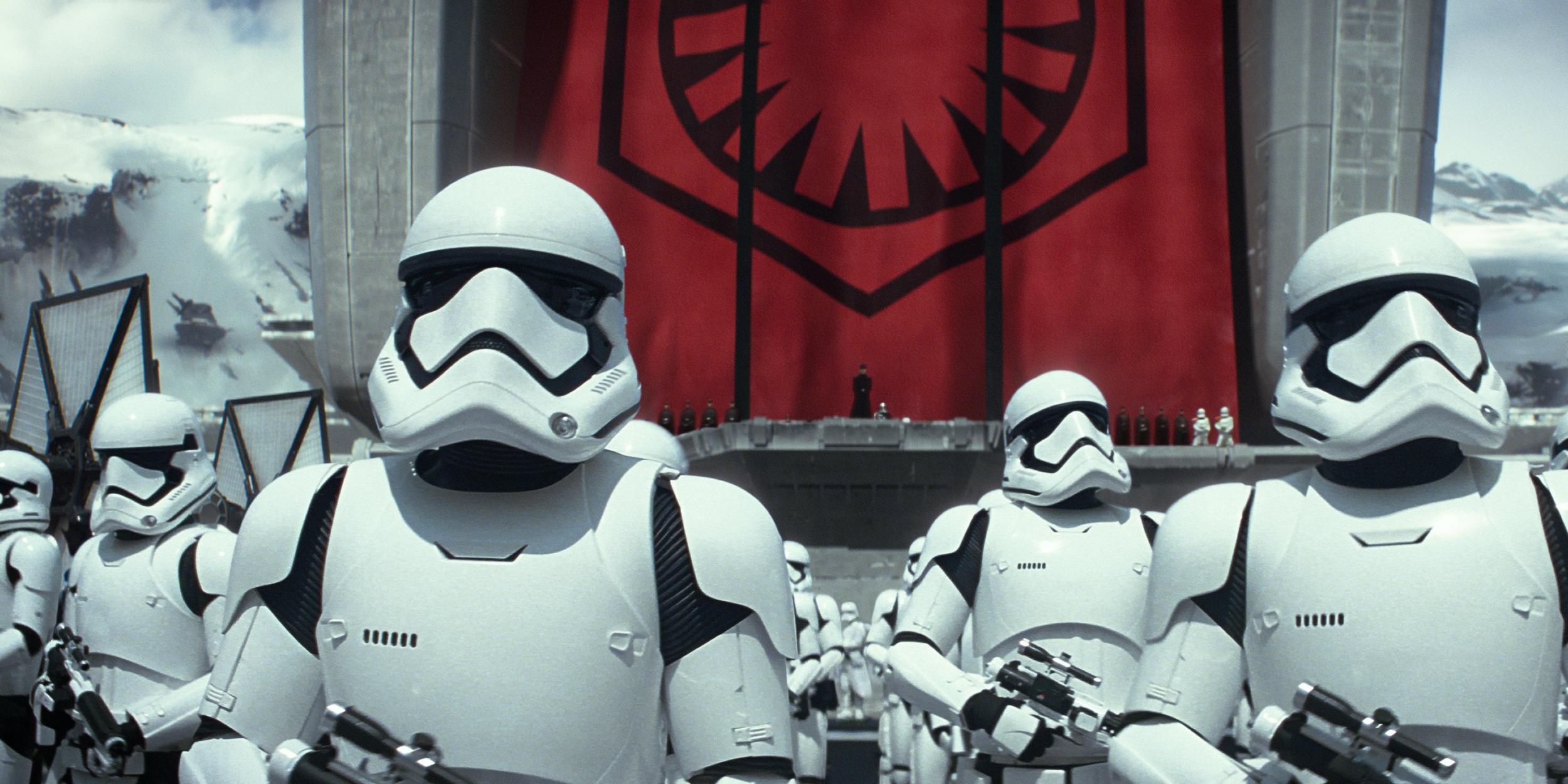 Stormtroopers in ‘Star Wars: The Force Awakens’